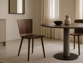 Bo Wood Dining Chair, Black Walnut